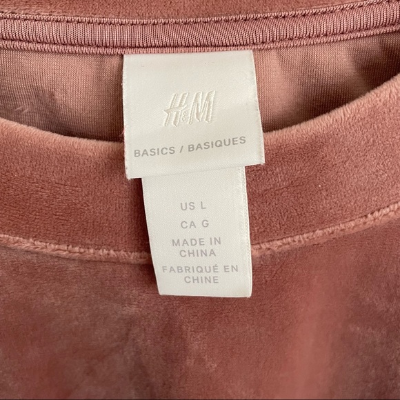 H&M Velour Top - Picture 3 of 5